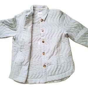 NWT Madewell Quilted Belrose Shirt-Jacket Size Small
